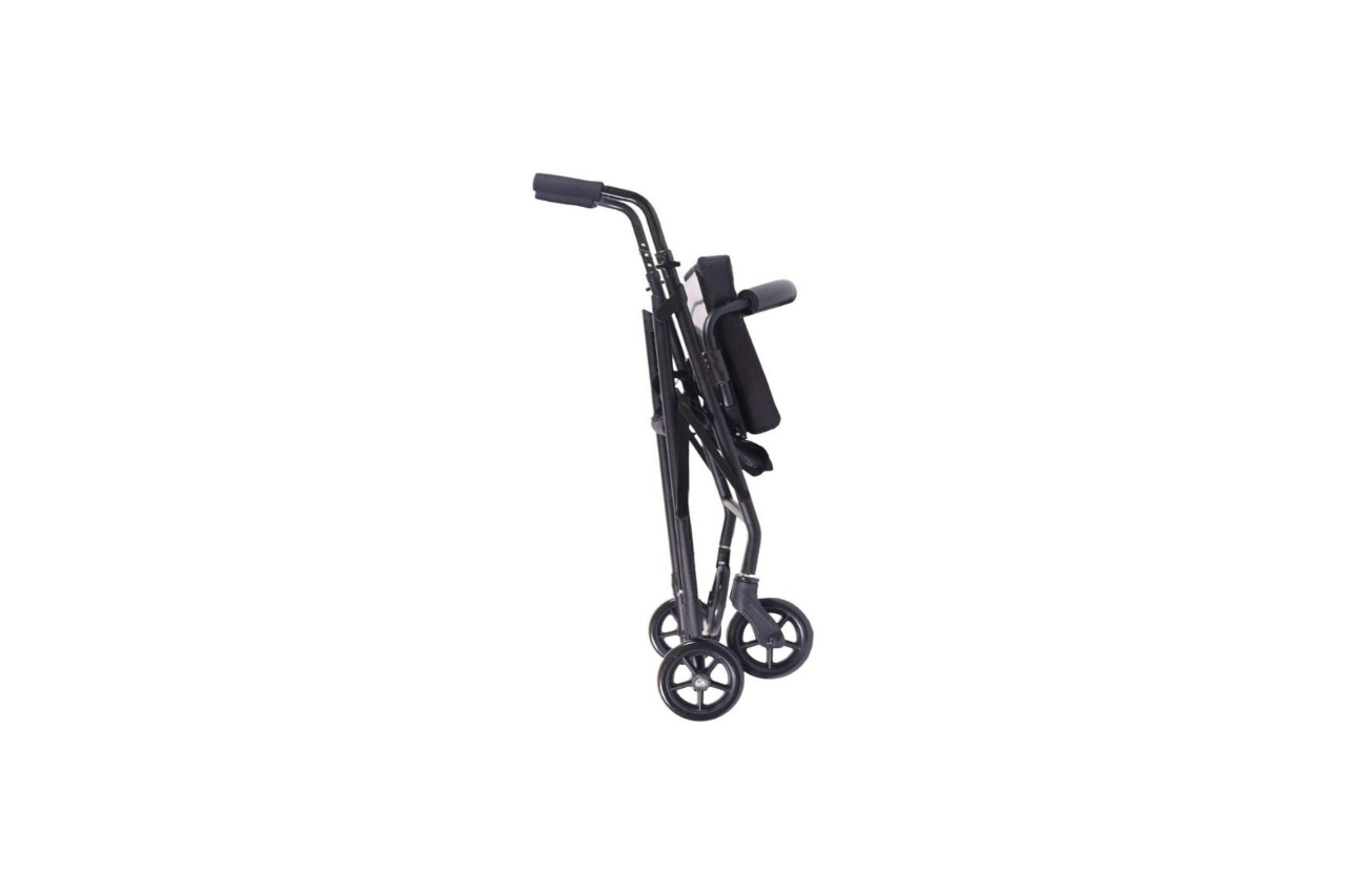 Otra imagen de Andador Kmina COMFORT – FRENO PRESIÓN NEGRO